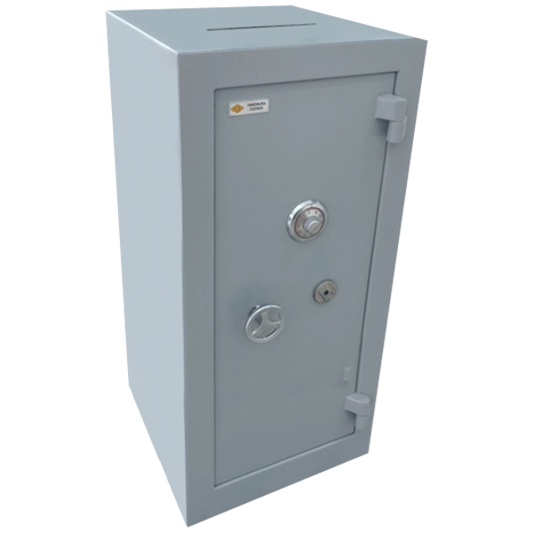 Cofre Boca de Lobo TCL 100 BL – fechado, vista frontal
