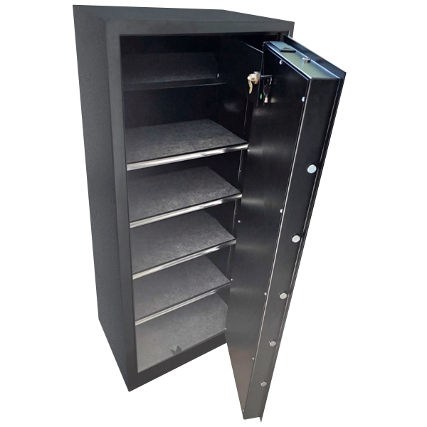 Cofre TCL 1200 SE Titan – aberto, mostrando o interior